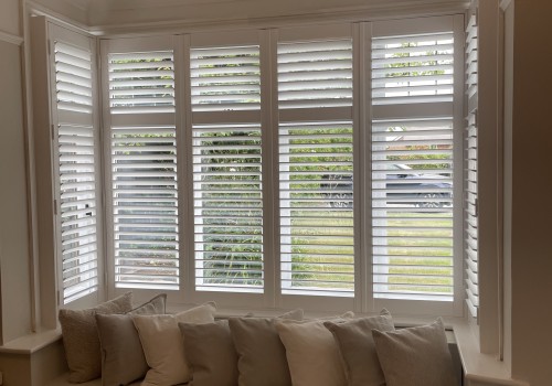 Bay Shutters with Mid Rails and Hidden Tilts